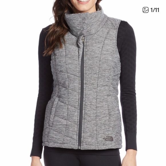 The North Face Jackets & Blazers - The North Face Heather Gray Quilted Vest